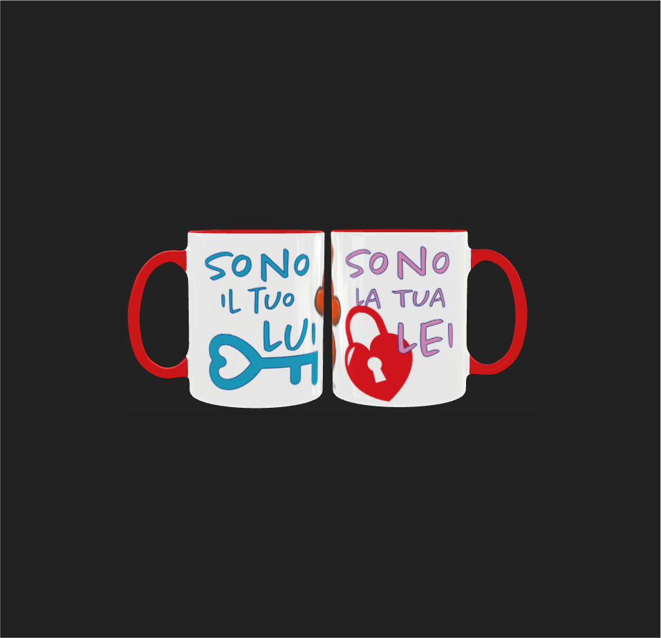 TAZZA "Sono il tuo lui - Sono la tua lei"