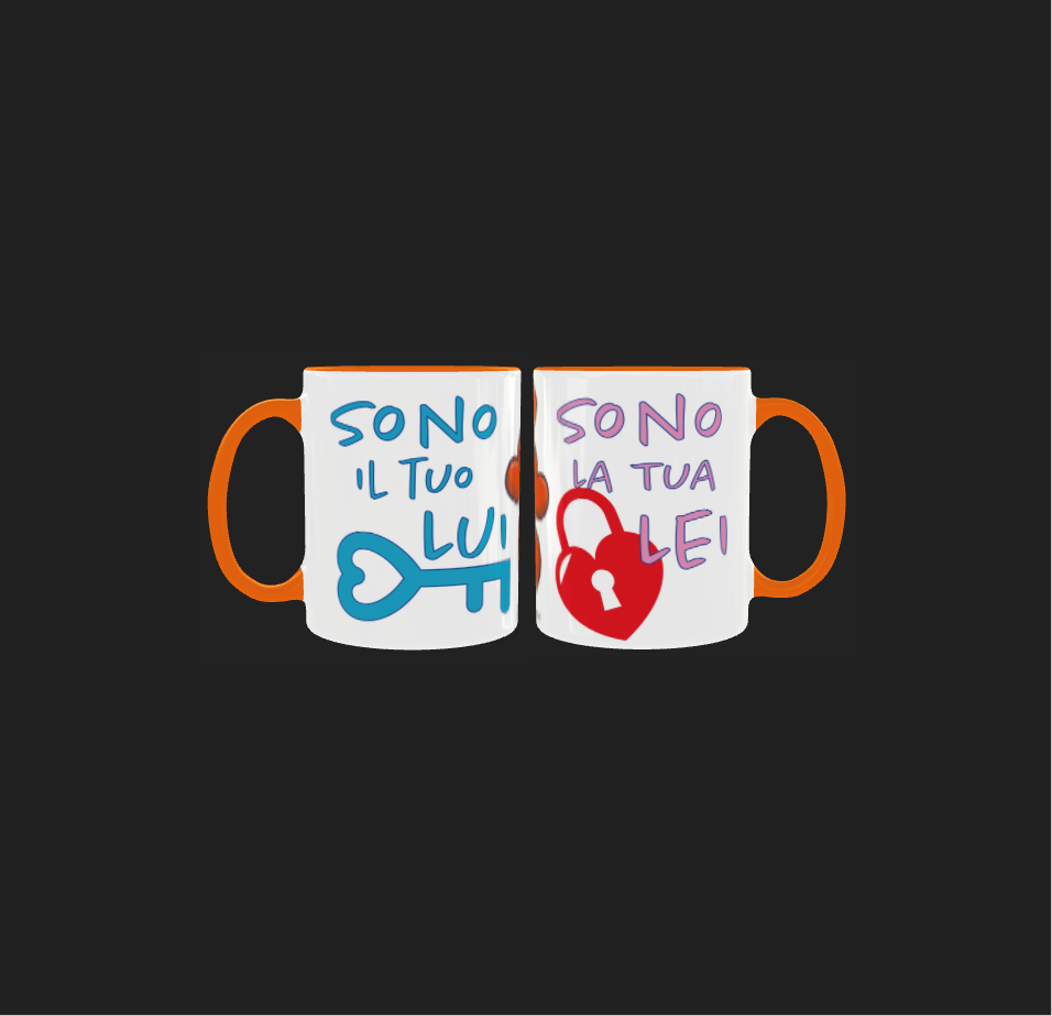 TAZZA "Sono il tuo lui - Sono la tua lei"