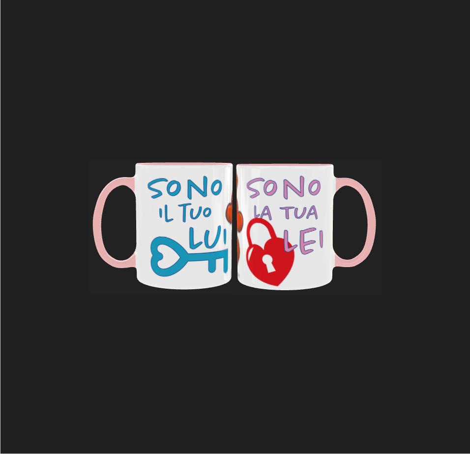 TAZZA "Sono il tuo lui - Sono la tua lei"