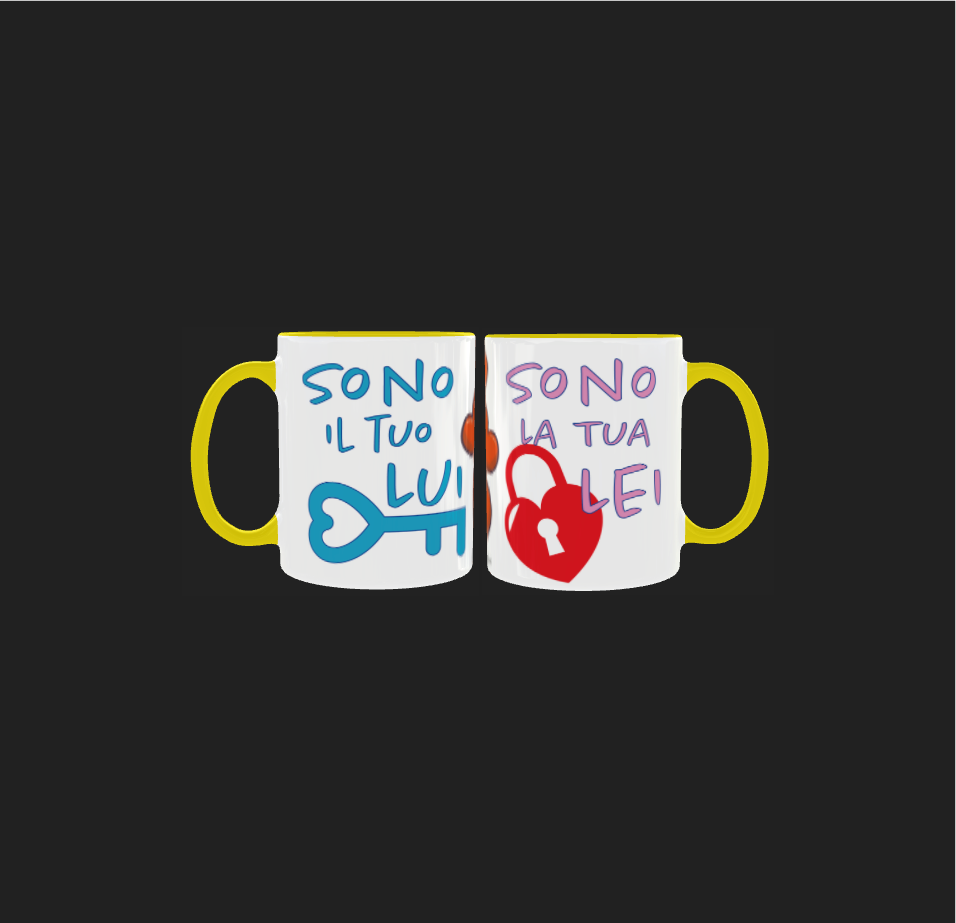 TAZZA "Sono il tuo lui - Sono la tua lei"