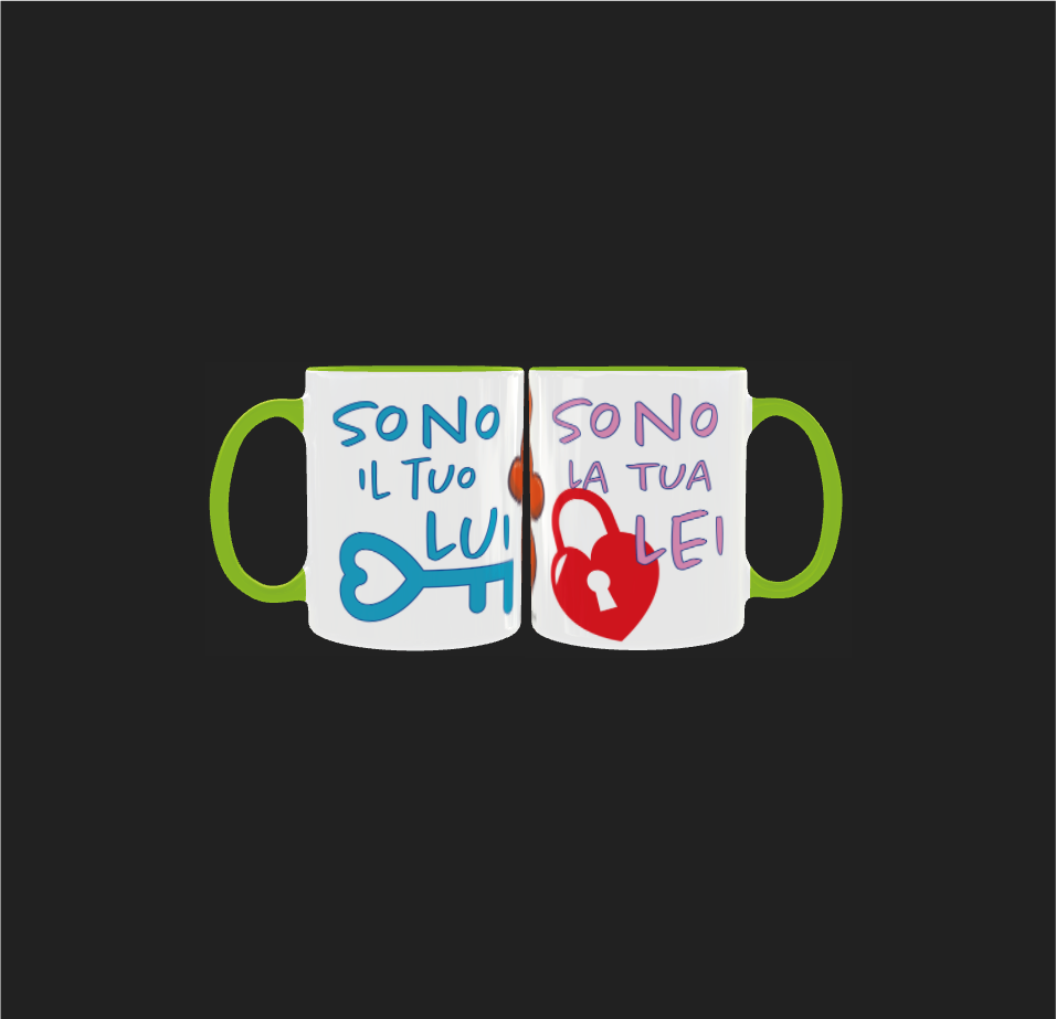 TAZZA "Sono il tuo lui - Sono la tua lei"