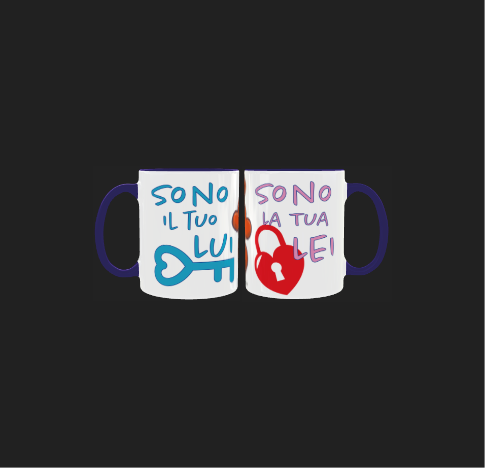 TAZZA "Sono il tuo lui - Sono la tua lei"