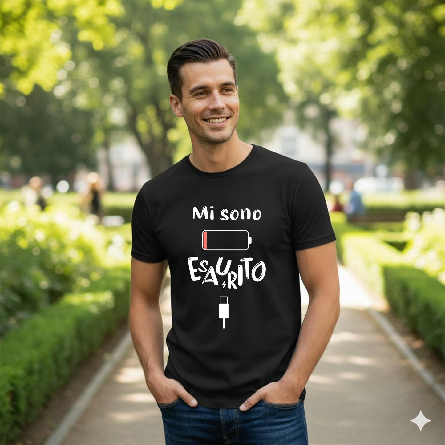 T-SHIRT "MI SONO ESAURITO"