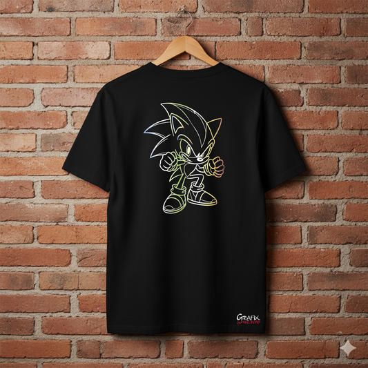 T-Shirt Fan Art ispirata a "Sonic"