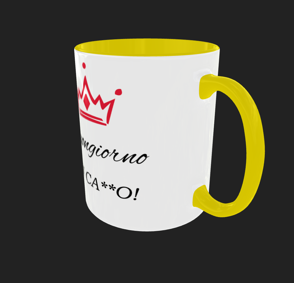 TAZZA "BUONGIORNO UN CAXXO"