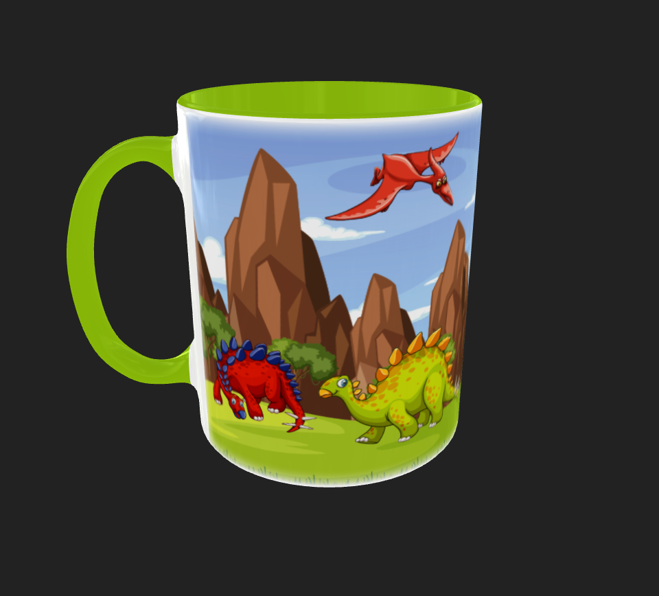 TAZZA DINOSAURI cod.006