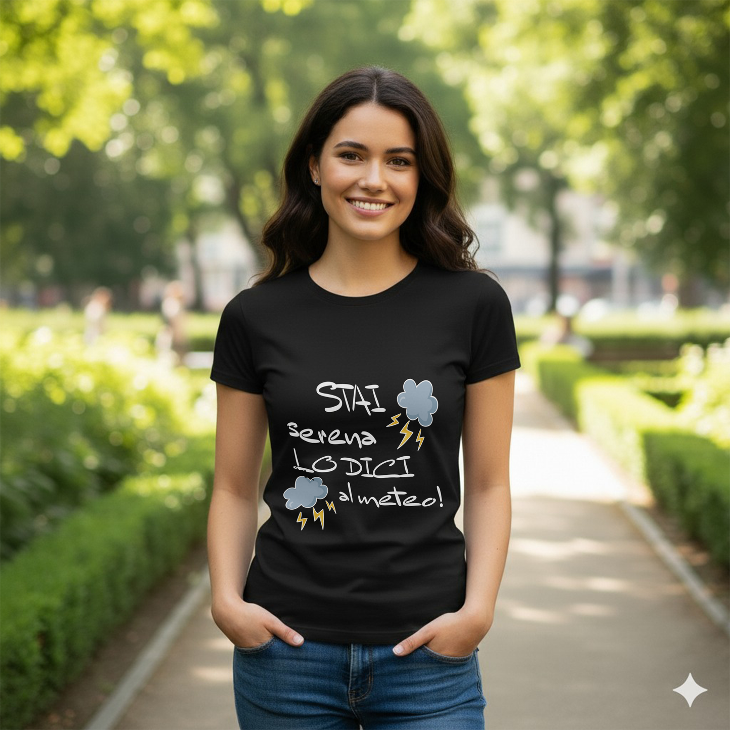 T-SHIRT "STAI SERENA LO DICI AL METEO"